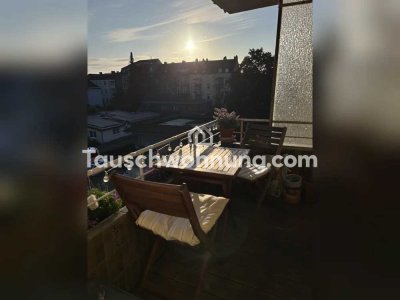 Tauschwohnung: Schöne zentrale 3 Zimmer Wohnung mit Balkon