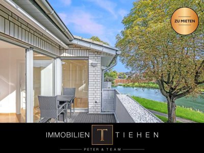Wohnen am Wasser – mitten in Meppen: 3-Zimmer Obergeschosswohnung mit neuer Gastherme an der Ems!