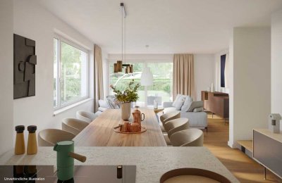 Modernes Reihenhaus auf 3 Etagen + Keller + Gartenterrasse in ruhiger, grüner Lage nahe Stuttgart