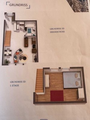 Zentrale 2 Zimmer Maisonette Wohnung in Löffingen