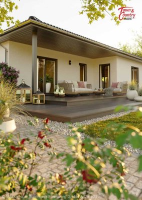 Liebenswerter Winkelbungalow: Einladendes Ambiente garantiert