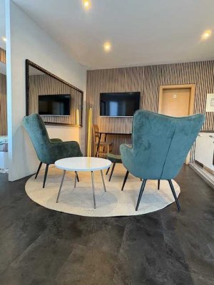 Moderne, möblierte 1-Zimmer Wohnung 30m² in zentraler Lage in Mühltal (Nieder-Ramstadt) – sofort bez