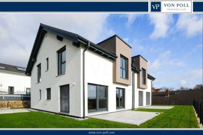 Neuwertige A+ Doppelhaushälfte: Familienfreundlich und komfortabel Wohnen mit fantastischem Ausblick