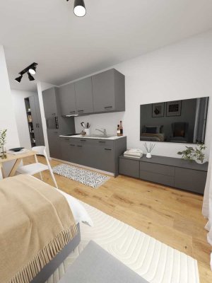 Kompaktes Design-Apartment – möbliert, ausgestattet & bezugsbereit ab 01.09.2025 Apartment Nr. 6