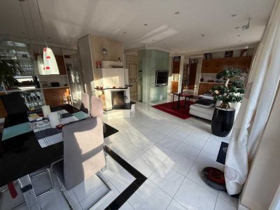 Elegante Penthouse-Wohnung in Augsburg mit großer Dachterrasse