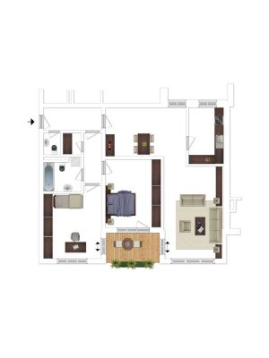 Großzügige 3,5 Zimmer Wohnung in unmittelbarer Uni Nähe