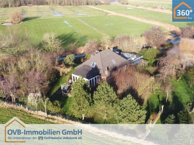 Leben, wo andere Urlaub machen – Bungalow mit Einliegerwohnung und Deichblick nahe Greetsiel