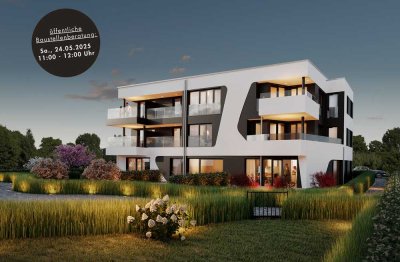 BAUSTELLENBERATUNG 24.05.2025 11 - 12Uhr – 3 Zimmer-Wohnung mit Terrasse und großem Garten
