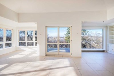 Helles & Ruhiges Einfamilienhaus in Gauting (6 Zimmer) mit 52m2 Süd-West-Terrasse und großem Garten