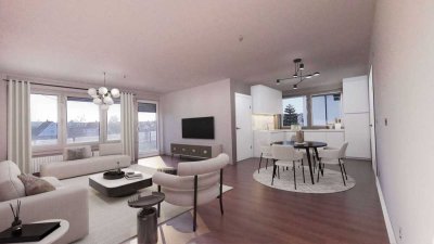 Vollständig Möblierte und Exklusive 4-Zimmer-Wohnung in Göppingen.