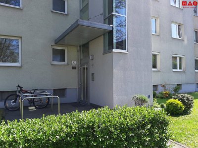 Frisch sanierte, helle Single-Wohnung mit idealer Raumaufteilung in Steyr Münichholz: komfortabel, erschwinglich und mitten im Grünen! Sichern Sie sich heute noch Ihren Besichtigungstermin!