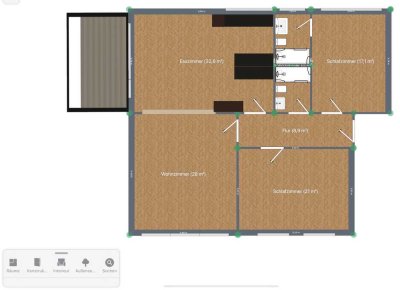 EFH 55EE - Kernsanierte 3,5-Zimmer-Wohnung mit gehobener Ausstattung mit Balkon und EBK in Witten