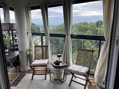 Modernes Apartment mit Wintergarten und Aufzug im Dortmunder Kreuzviertel