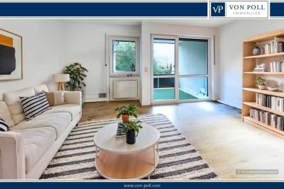 Anprechende Zwei-Zimmer Wohnung mit idyllischer Loggia und Tiefgaragenstellplatz