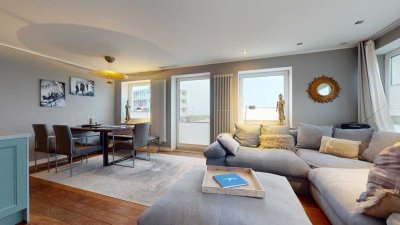 Großzügige Wohnung direkt am Badestrand