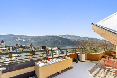 Dachgeschosswohnung mit Zweitwohnsitzwidmung und Panoramablick über Millstatt und Millstätter See