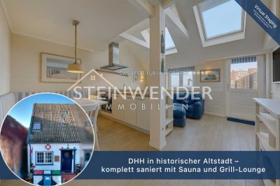 DHH in historischer Altstadt - komplett saniert mit Sauna und Grill-Lounge
