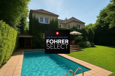 Repräsentative Villa mit großzügigem Garten und Pool ! Gelegen in ruhiger Lage von Alt-Meererbusch