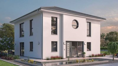 Grdst. inkl.! Stadtvilla ü 150 qm mit 5 Zi., Ton-Dachziegel, Wärmepumpe, FBH freie Grundriss-Planung