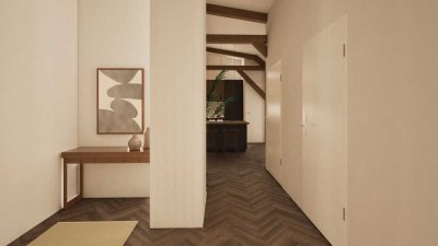 Dachgeschoss-Rarität im Denkmal - Stilvoller 5-Zimmer-Luxus in Bestlage