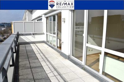 Helle, moderne 2-Zimmer-Wohnung mit großer Dachterrasse