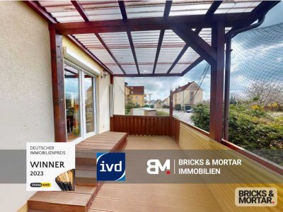 Saniert, effizient, gepflegt: 3-Zimmer-Wohnung mit Terrasse & Garten in Halle