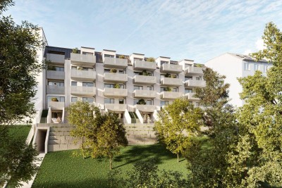 Maisonette Wohnung mit kleinem Garten