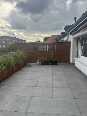 Oberwohnung im Zentrum von Aschendorf mit Dachterrasse