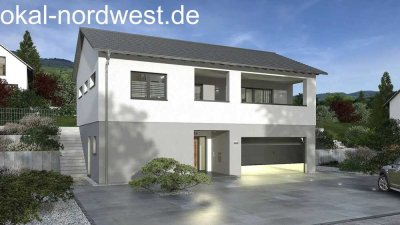 Hanglage leicht gemacht - Die Ideale Lösung für das Unperfekte, Wohnen auf ca. 222 m²