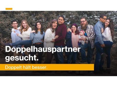 Doppelhaushälfte mit Keller im Grünen.