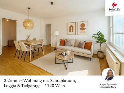 Sonnenloggia &amp; en suite-Bad – stylische Wohnung beim Gürtel! - Garagenplatz im Haus!