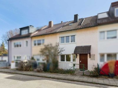 Renovierungsbedürftiges Reihenmittelhaus in bevorzugter Lage von München-Obermenzing