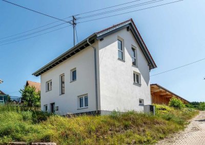 Neuwertiges, modernes Wohnhaus mit separater Lagerhalle