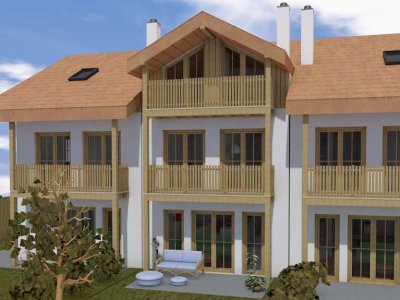 Südgarten, Bergblick & provisionsfrei - Reihenhäuser in Lenggries