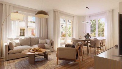 Lichtdurchflutete 3-Zimmer-Wohnung mit Südwestbalkon