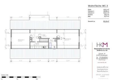 Zeitmietvertrag bis 31.12.2026: Großzügige 2-Zimmer-Dachgeschosswohnung in der Waldsiedl