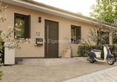 Festpreis!!! Aktionshaus !! Massiver Bungalow, 131 qm, PVA, farbige Fenster, Fußbodenheizung, elektr