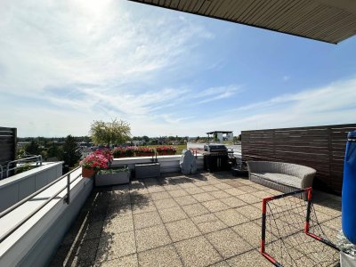Helle 3-Zimmer-Dachterrassenwohnung mit 77 m² Terrasse in Marchtrenk
