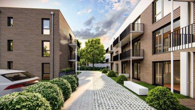 Exklusives Neubauprojekt in Karlsfeld - Stilvolles 1-Zimmer-Apartment mit sonniger Südterrasse