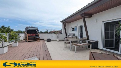 Außergewöhnlich schöne Maisonettewohnung mit traumhafter Terrasse und unverbaubarem Panoramablick!