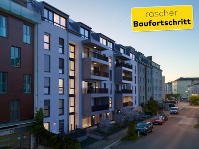Rascher Baufortschritt! "PILLmein" - 2 Raumwohnung mit 9 m² Balkon (Top 1.12)