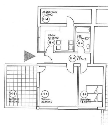 PROVISIONSFREIE LEERSTEHENDE 2-ZIMMERWOHNUNG MIT BLICK INS GRÜNE