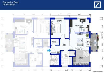 Neubauprojekt "Zur Aue" - Hochwertige barrierefreie 3- Zi. Wohnung