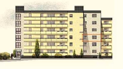 Sonnige 3- Zimmer- Wohnung mit Balkon ins Grüne