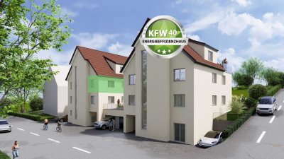 Modern geschnittene 3,5 Zimmerwohnung barierrefrei KfW 40 NH (WE4)