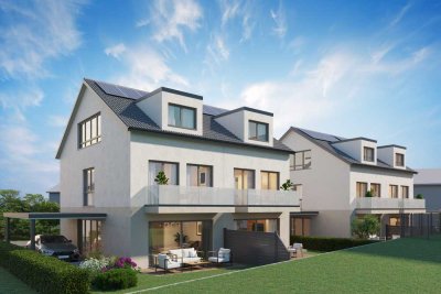 Energieeffiziente Doppelhaushälfte (KfW 40) – 5 Zimmer, Terrasse & Garten