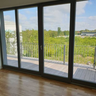 3 Zimmer DG-Wohnung mit Balkon und Terrasse im VirchowQuartier