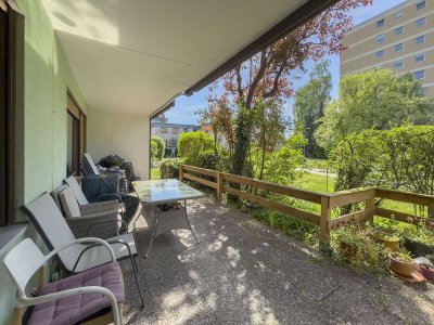 Sommerabende auf der Terrasse – 3ZKB-Erdgeschoss-Wohnung in begehrter Lage - Stellplatz inklusive!