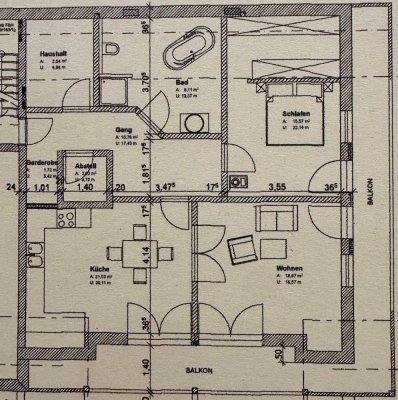 Helle 2-Zimmer Dachgeschosswohnung mit Balkon in Gmund am Tegernsee