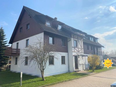 * * *Attraktive 3-Raum-Wohnung mit Terrasse und Stellplatz im idyllischen BÖRNICHEN* * *